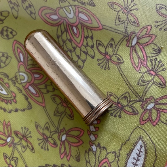 2 vintage ‘40s Lucien Lelong lipstick brass bullet case, Nicole Pink, Grand Slam - Picture 7 of 9